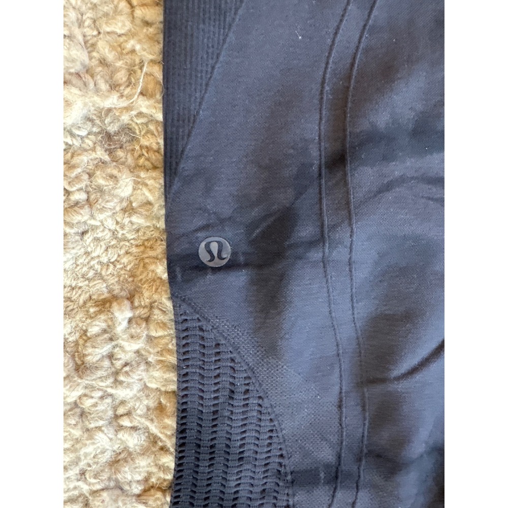 Lululemon Ebb to Street Tight Tie Dye Black Grey Seamless Yoga Leggings Crop - Picture 5 of 6